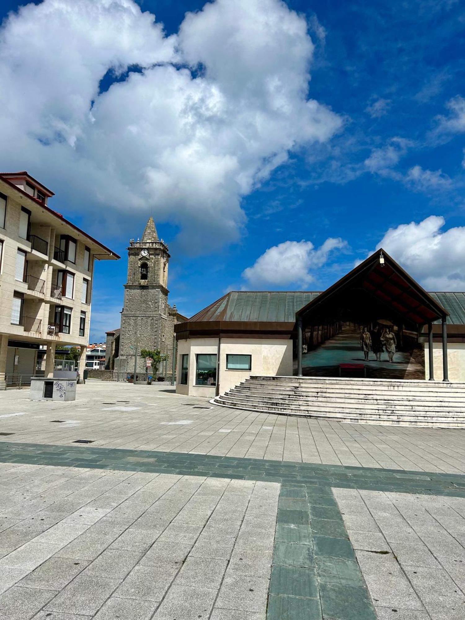 Apartamento Plaza De La Villa Playa Trengandin Noja Buitenkant foto