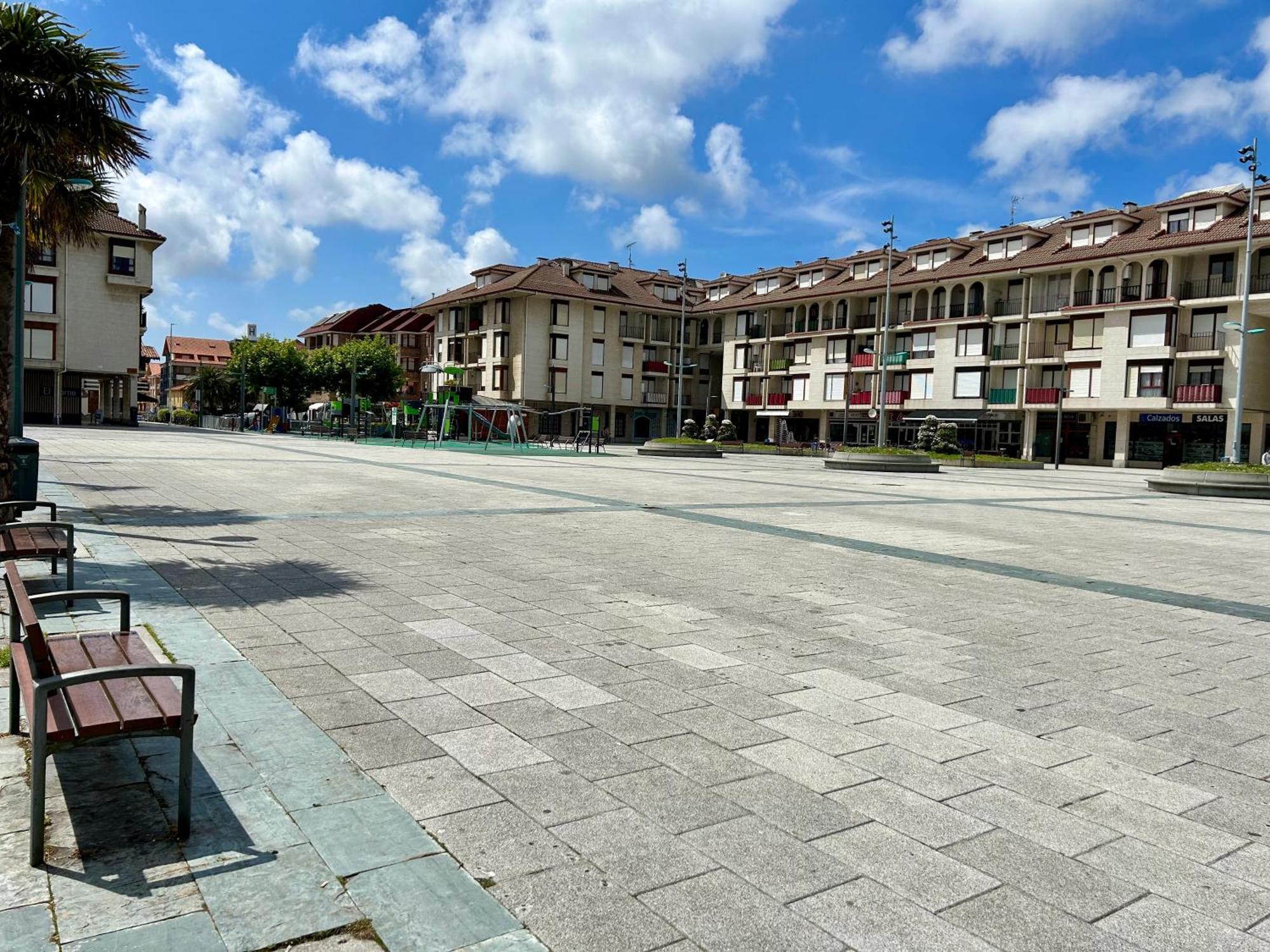 Apartamento Plaza De La Villa Playa Trengandin Noja Buitenkant foto